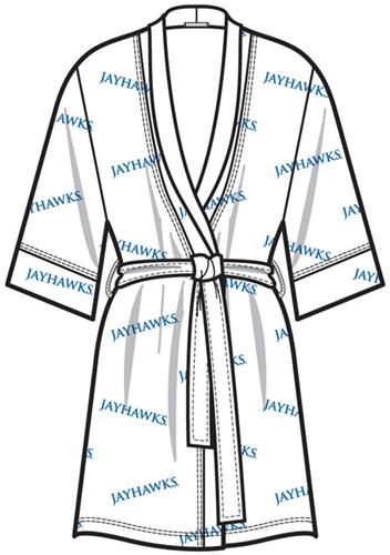Kansas Jayhawks Womens Spa Kimono Robe. Free shipping.  Some exclusions apply.