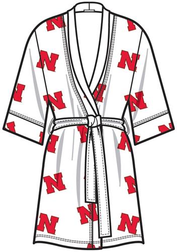 Nebraska Cornhuskers Womens Spa Kimono Robe. Free shipping.  Some exclusions apply.