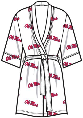 Ole Miss Womens Spa Kimono Robe. Free shipping.  Some exclusions apply.
