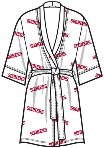 Oklahoma Sooners Womens Spa Kimono Robe. Free shipping.  Some exclusions apply.