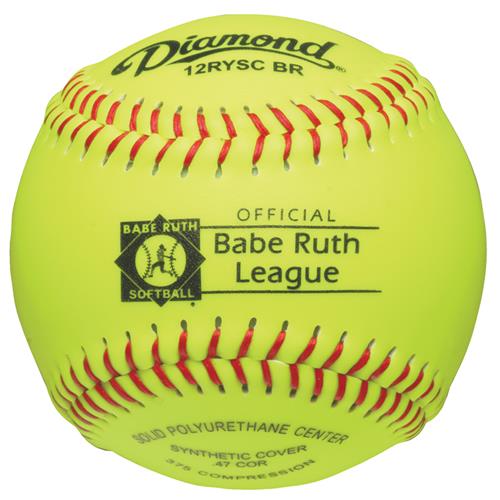 Diamond 12RYSC BR Babe Ruth League 12" Softballs (DZ)