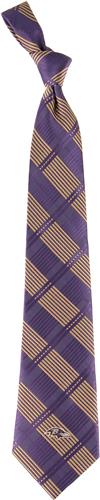 Eagles Wings NFL Baltimore Ravens Woven Plaid Tie