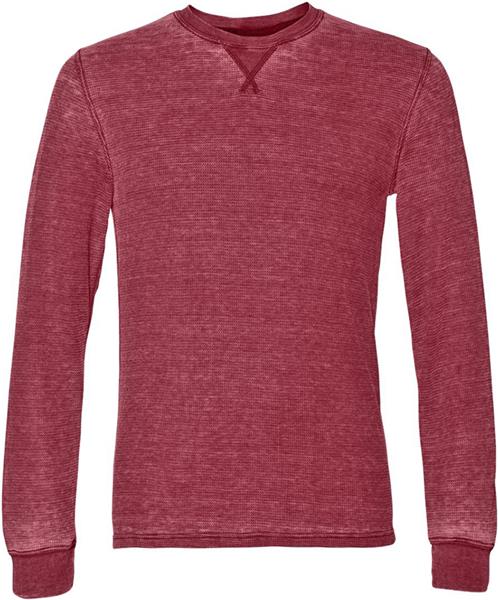 red thermal long sleeve shirt