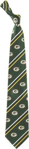 Eagles Wings NFL Packers Cambridge Stripe Silk Tie