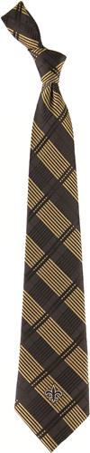 Eagles Wings NFL New Orleans Woven Plaid Tie