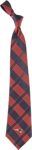 Eagles Wings NFL New England Woven Plaid Tie