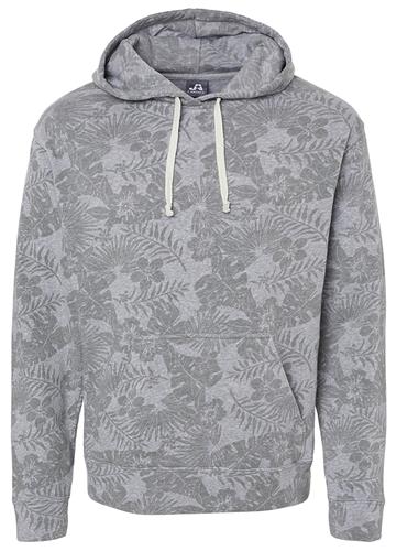 J America Tri-Blend Pullover Fleece Hoodie 8871. Decorated in seven days or less.