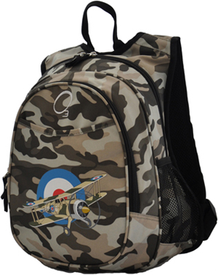 O3 Kids Camo Airplane Backpack With Cooler