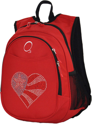 O3 Kids Flag Heart Red Backpack With Cooler