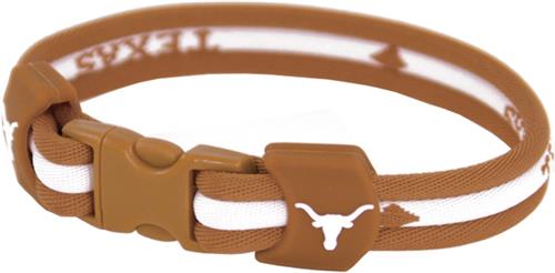 Eagles Wings NCAA Texas Titanium Sport Bracelet