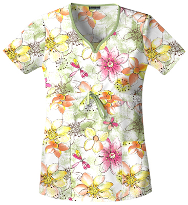Cherokee Women's Runway V-Neck Scrub Tops. Embroidery is available on this item.