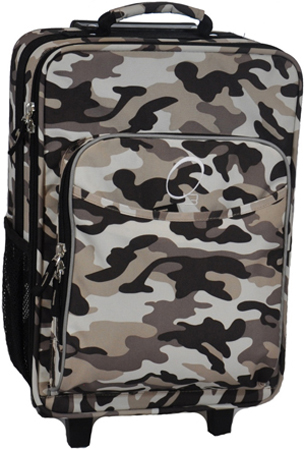 kids camo suitcase