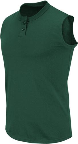 MLB Women's Sleeveless 2-Button Softball Jersey. Decorated in seven days or less.