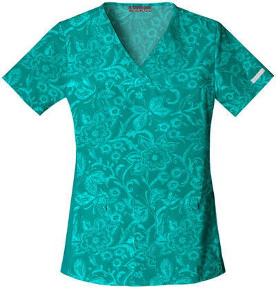 Cherokee Women's Pro Flexibles PR V-Neck Scrub Top. Embroidery is available on this item.