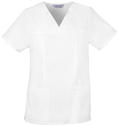 Cherokee Women's Fashion Pincess Seam Scrub Tops. Embroidery is available on this item.
