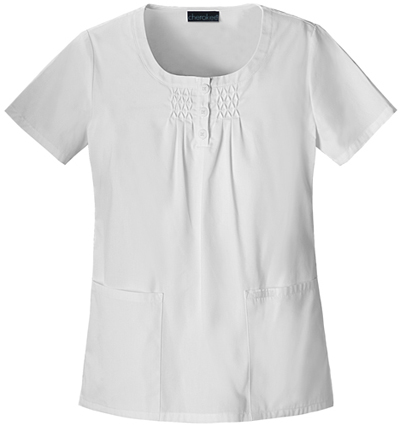 Cherokee Women's Fashion U-Shaped Neck Scrub Tops. Embroidery is available on this item.