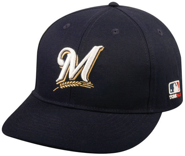 E57886 OC Sports MLB Milwaukee Brewers Home Cap