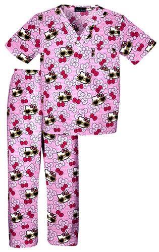 Cherokee Kid's Tooniforms Scrub Top and Pant Sets. Embroidery is available on this item.