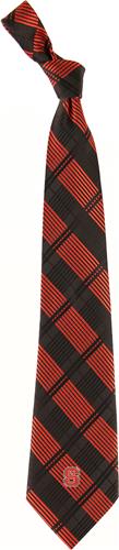 Eagles Wings NCAA NC State Woven Plaid Tie
