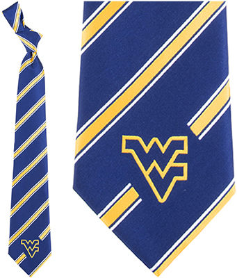 Eagles Wings NCAA West Virginia Woven Poly 1 Tie