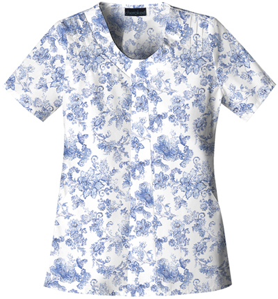 Cherokee Women's Flexibles PR V-Neck Scrub Tops. Embroidery is available on this item.