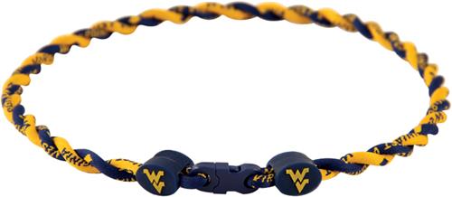 Eagles Wings NCAA West Virginia Twist Necklace