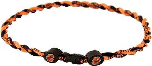 Eagles Wings NCAA Oklahoma State Twist Necklaces