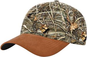 Richardson 846 Camo Crown w/Duck Cloth Visor Cap. Embroidery is available on this item.