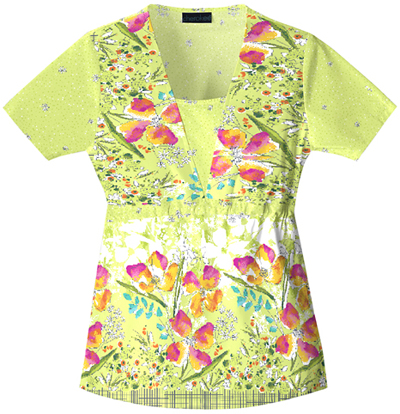 Cherokee Women's Fashion PR V-Neck Scrub Tops. Embroidery is available on this item.