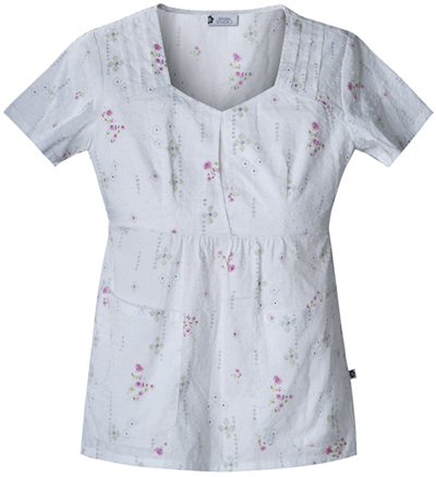 Cherokee Studio PR Women's U Neck Scrub Tops. Embroidery is available on this item.