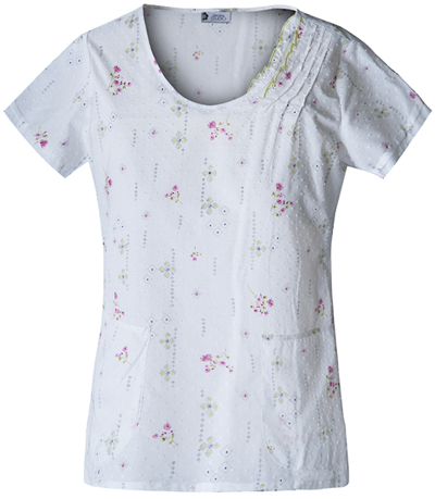 Cherokee Studio PR Women's Scoop Neck Scrub Tops. Embroidery is available on this item.
