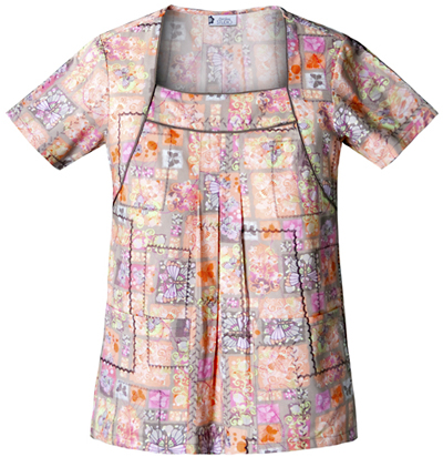 Cherokee Studio Lumiere PR Square Neck Scrub Tops. Embroidery is available on this item.