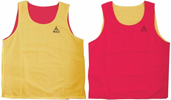 Senior Pack 12 Red/Yellow SELECT Reversible Training Vest