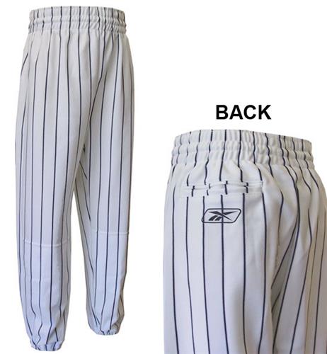 Reebok Pinstriped Youth Baseball Pants-Closeout