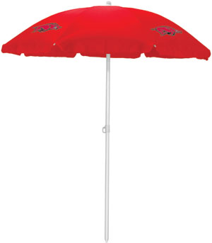 Picnic Time University of Arkansas Sun Umbrella