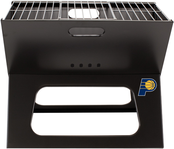 Picnic Time NBA Pacers Charcoal X-Grill with Tote