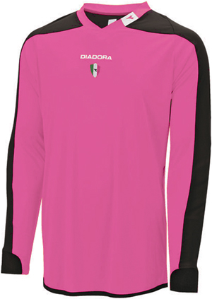 Diadora Enzo GK Goalkeeper Pink Soccer Jerseys. Printing is available for this item.