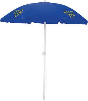 Picnic Time West Virginia University Sun Umbrella