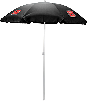 Picnic Time North Carolina State Sun Umbrella 5.5