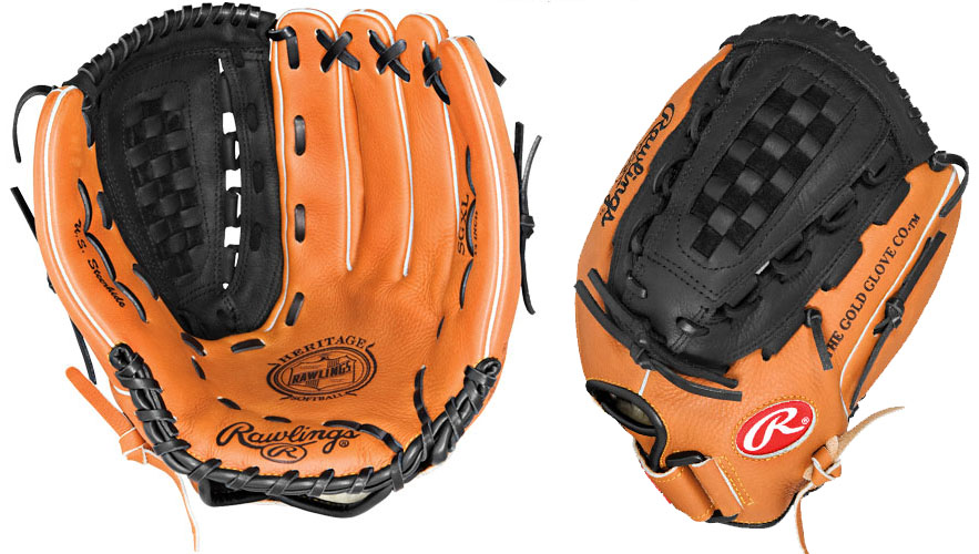 E6010 Rawlings Heritage Infield/Outfield Softball Gloves