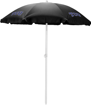 Picnic Time Texas Christian Sun Umbrella 5.5