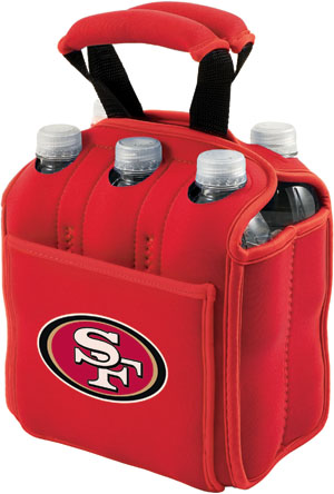 Picnic Time NFL San Francisco 49ers 6 Pack Holder