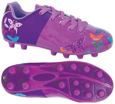 purple soccer cleats youth