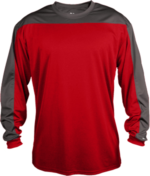 Badger B-Core Defender L/S Performance Tees. Printing is available for this item.