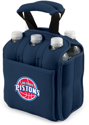 Picnic Time NBA Pistons 6-Pack Beverage Holder