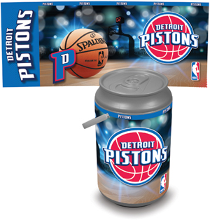 Picnic Time NBA Detroit Pistons Mega Can Cooler