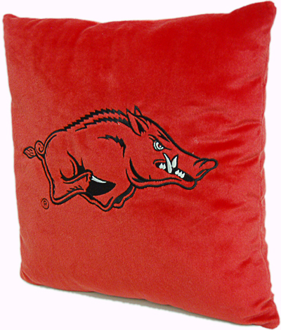Northwest NCAA Univ. of Arkansas Plush Pillow