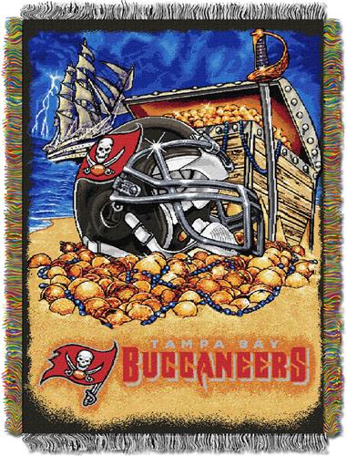 Northwest NFL Buccaneers HFA Woven Tapestry Throw
