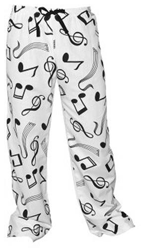 Boxercraft Adult Fashion Music Notes Flannel Pants