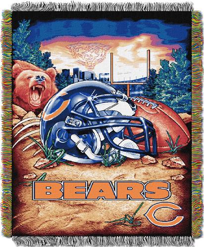 Northwest NFL Bears "HFA" Woven Tapestry Throw